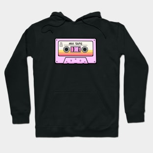 Pink Mix Tape Cassette Hoodie
